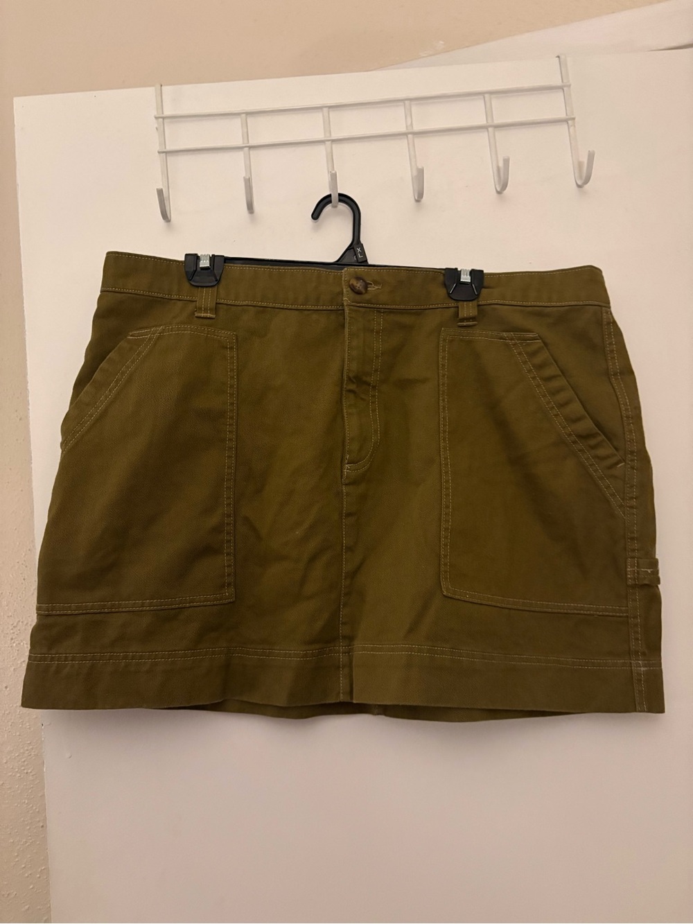 Old Navy Olive Green Mini Skirt